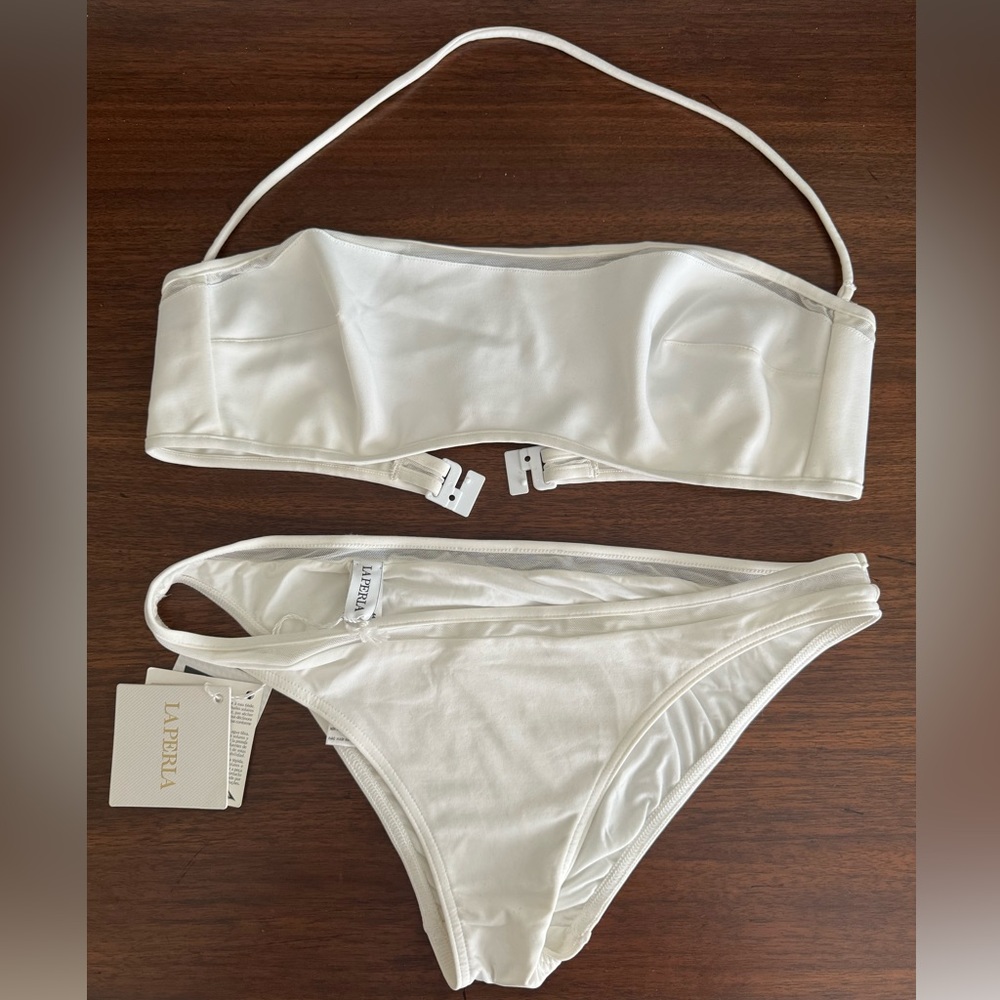 La Perla White Bikini Set NEW w Tags